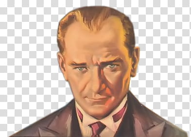 ATATURK, male person painting transparent background PNG clipart