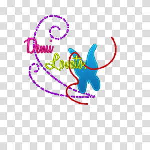 Texto Demi Lovato transparent background PNG clipart thumbnail