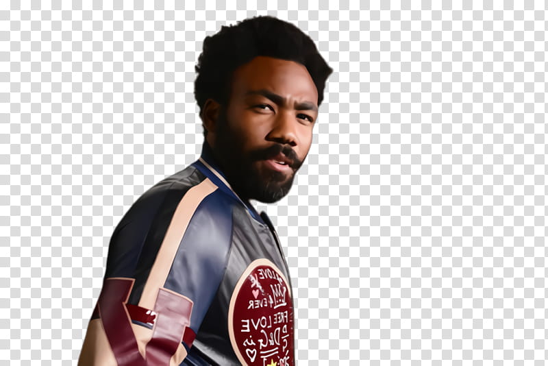 Microphone, Donald Glover, Tshirt, Outerwear, Sleeve, Beard, Maudio, Facial Hair transparent background PNG clipart