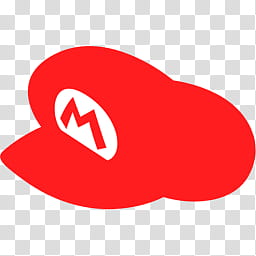 Super Mario Icons, Mario cap transparent background PNG clipart