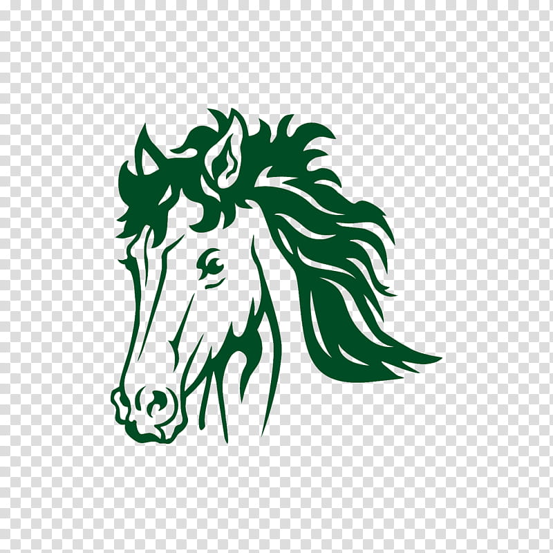 Horse, Mustang, Logo, Black White M, Cartoon, Plants, Yonni Meyer, Mane transparent background PNG clipart