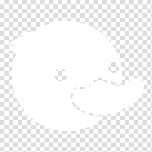 Black n White, duck icon transparent background PNG clipart