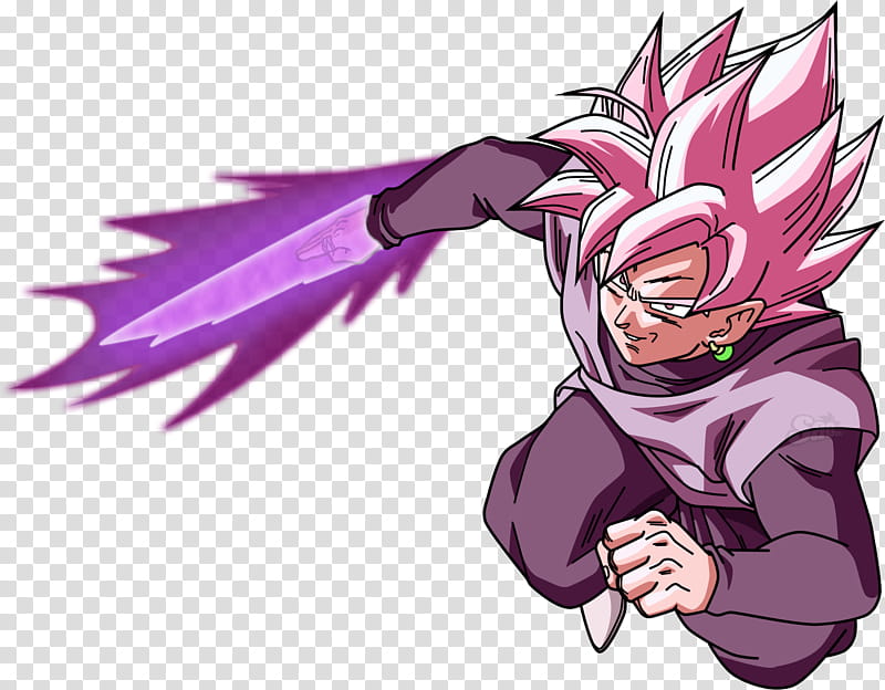 Goku Black SSJ, Gogeta from dragon ball transparent background PNG clipart