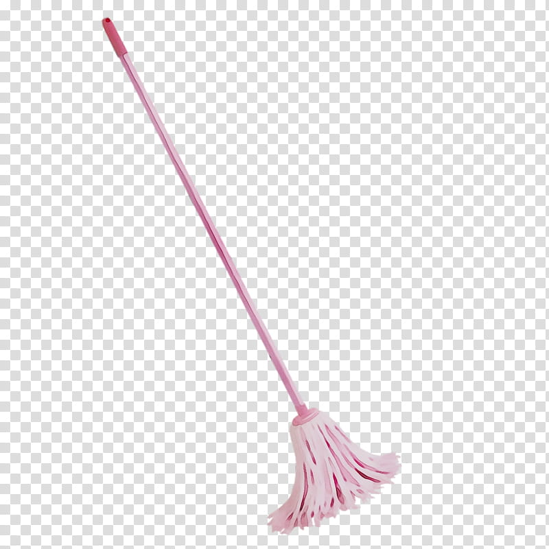 Pink, Broom, Mop, Household Cleaning Supply, Household Supply transparent background PNG clipart