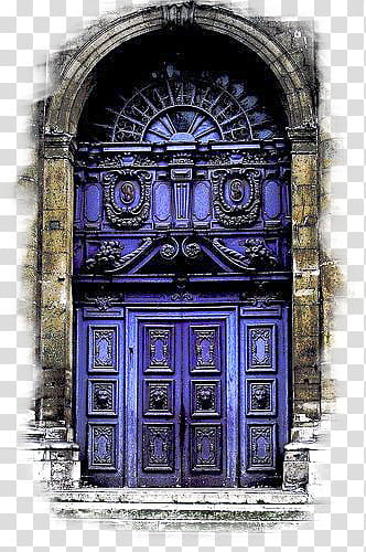 Doors s, blue gate transparent background PNG clipart