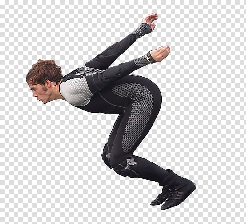 Catching fire, man bending over putting his hand at the back transparent background PNG clipart