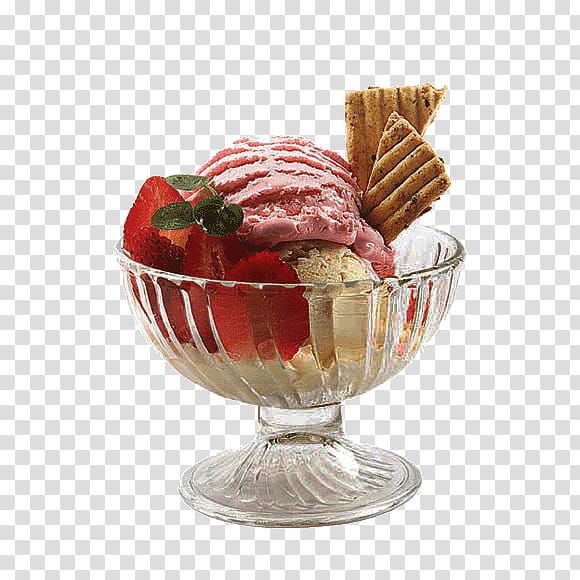 Ice Cream, strawberry ice cream transparent background PNG clipart