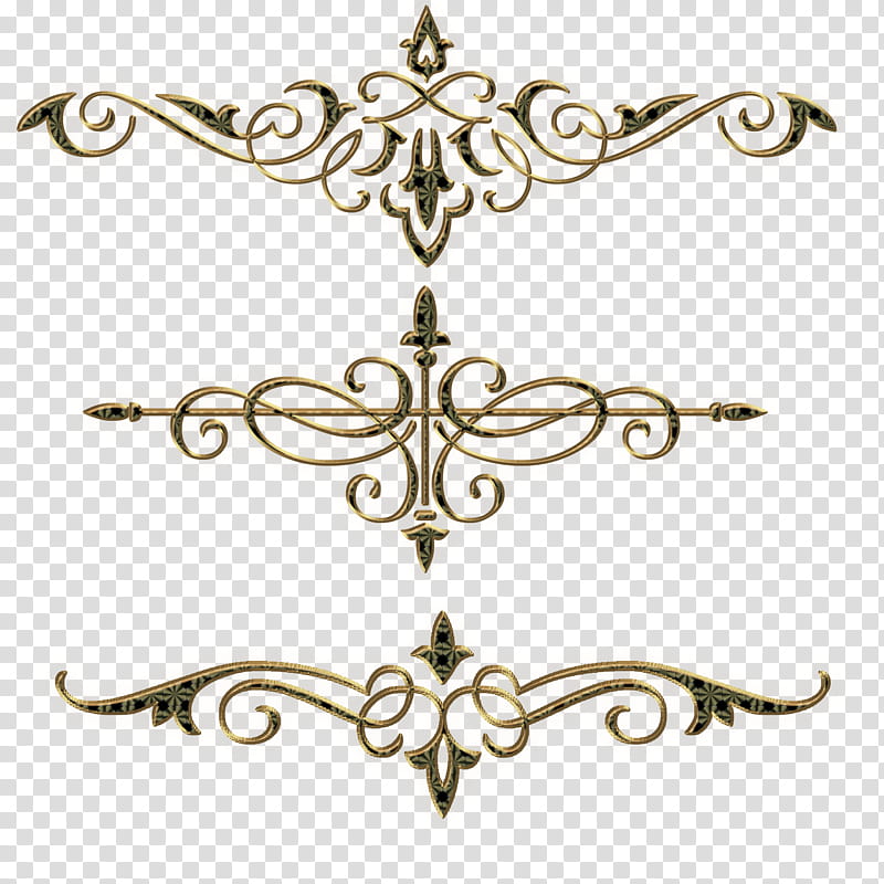 DiZa decorative element, gold scroll wall decors transparent background PNG clipart