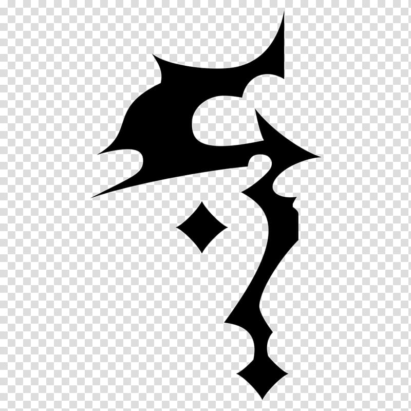 Lok, Raziel Clan Symbol, black artwokr transparent background PNG clipart