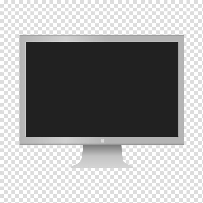 Flat Apple Device Icons and ICNS , Cinema Display transparent ...