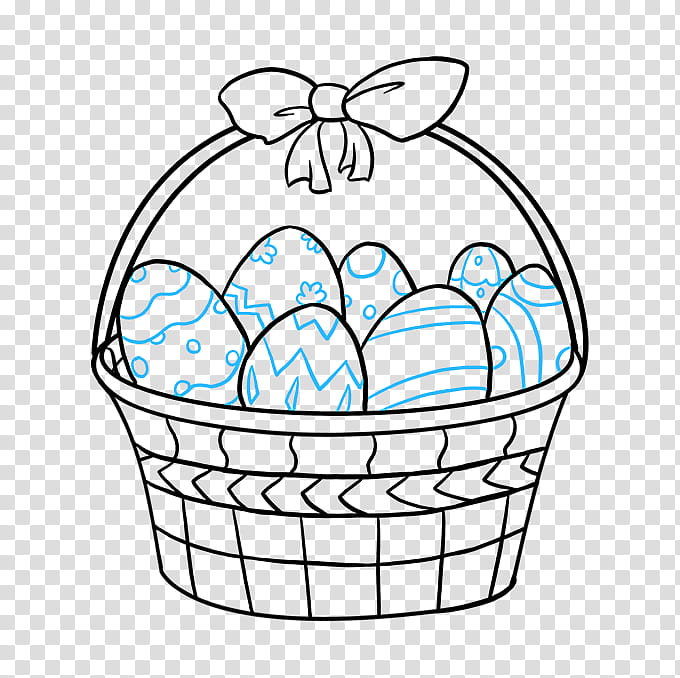 Easter Egg, Easter Basket, Drawing, Easter
, Coloring Book, Line Art, Tutorial, Visual Arts transparent background PNG clipart
