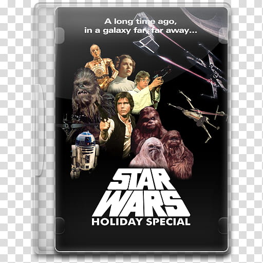 Movie Icon , Star Wars Holiday Special, Star Wars Holiday Special DVD case transparent background PNG clipart