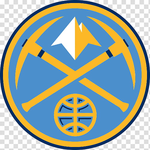 Basketball Logo, Denver Nuggets, Nba, Utah Jazz, Oklahoma City Thunder, Houston Rockets, San Antonio Spurs, Yellow transparent background PNG clipart