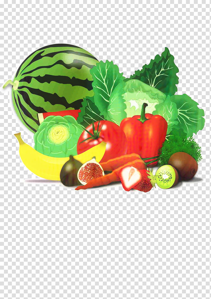 Watermelon, Vegetarian Cuisine, Vegetable, Fruit, Food, Fruit Salad, Greens, Healthy Diet transparent background PNG clipart
