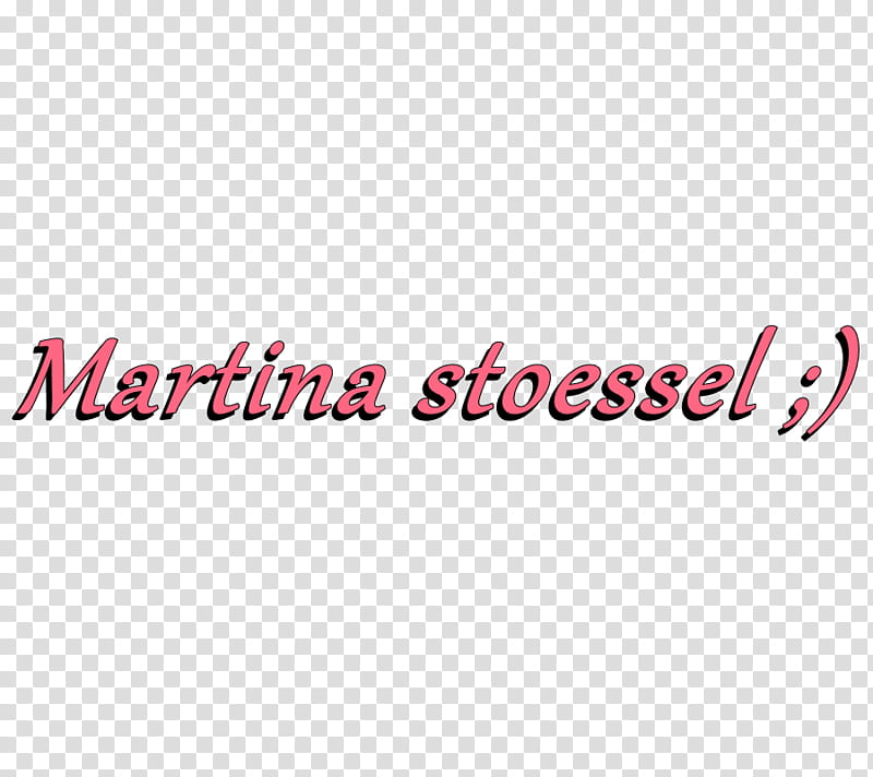 Texto Martina stoessel transparent background PNG clipart