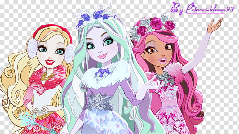 Ever After High Epic Winter Apple Brier and Cryst transparent background PNG clipart