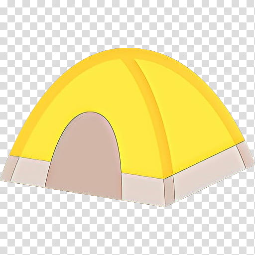 yellow tent architecture arch igloo, Cartoon transparent background PNG clipart