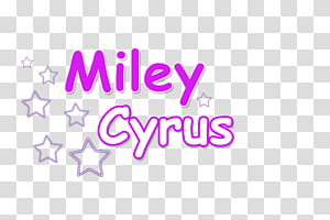 Texto de Miley Cyrus transparent background PNG clipart thumbnail