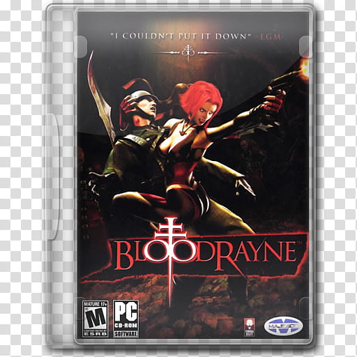 Game Icons , BloodRayne, Blood Rayne game case transparent background PNG clipart