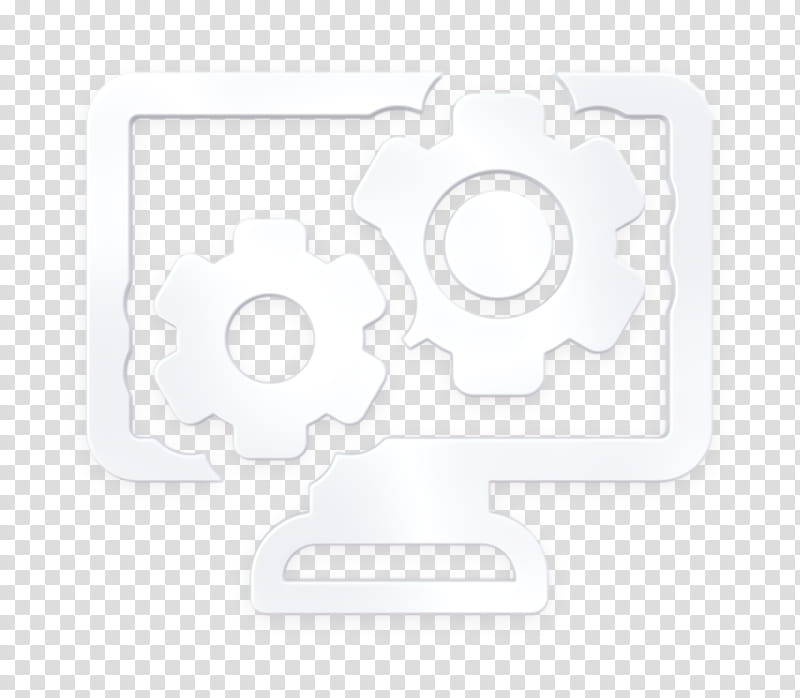 Computer configuration icon Data Analysis icon Tools and utensils icon, Gear Icon, Text, Symbol, Logo, Circle, Sticker transparent background PNG clipart