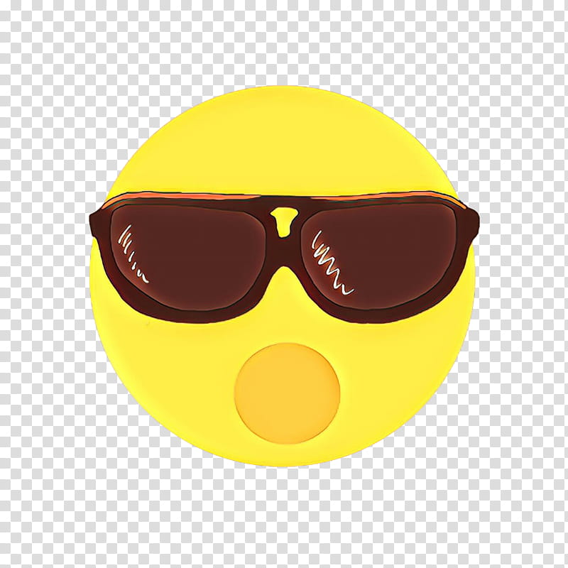 Sunglasses Emoji, Cartoon, Eyewear, Goggles, Emotion, Monocle, Emoticon, Mirrored Sunglasses transparent background PNG clipart