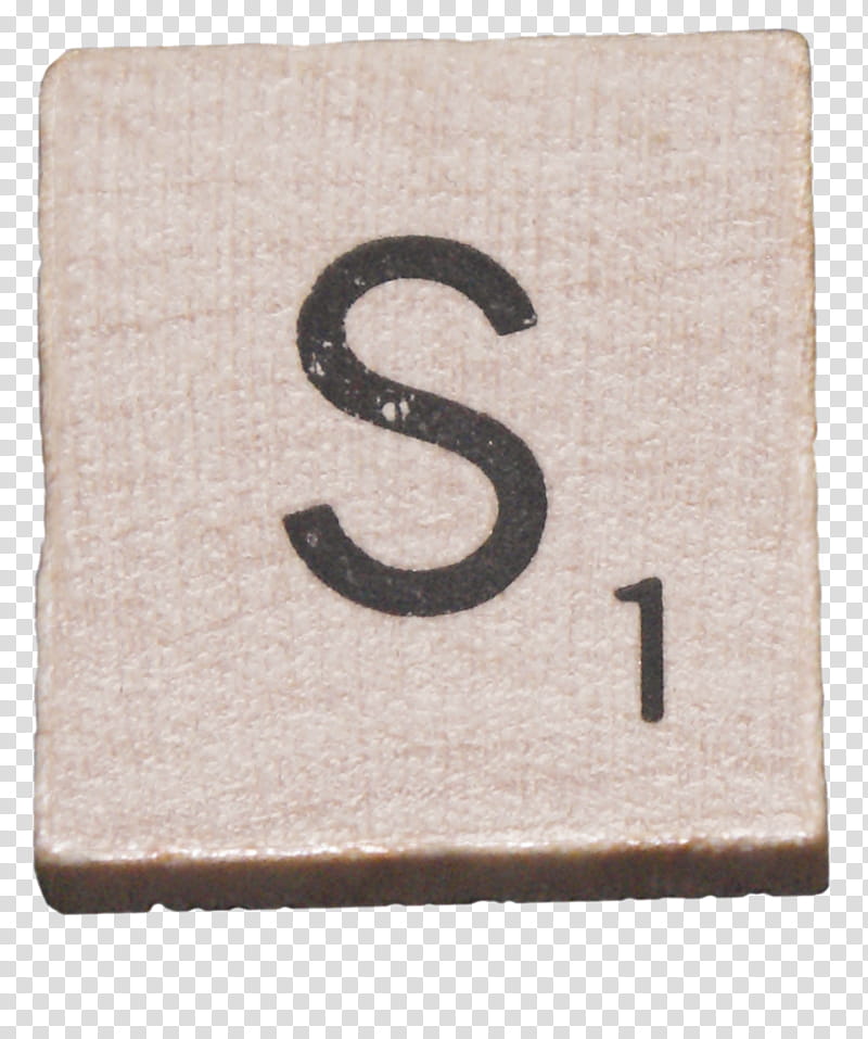 Scrabble Tiles s, brown S scrabble tile transparent background PNG clipart