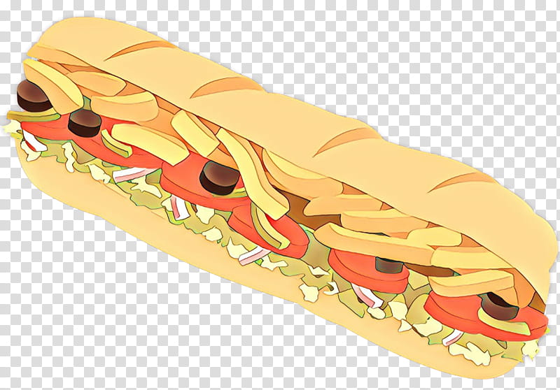 fast food bocadillo sandwich food cuisine, Cartoon transparent background PNG clipart