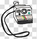 pastel drawing x, gray and black camera sketch transparent background PNG clipart