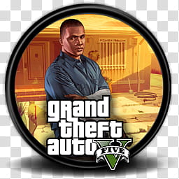 Grand Theft Auto GTA V Franklin Icon transparent background PNG clipart