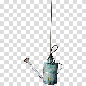 hanged grey metal watering can transparent background PNG clipart