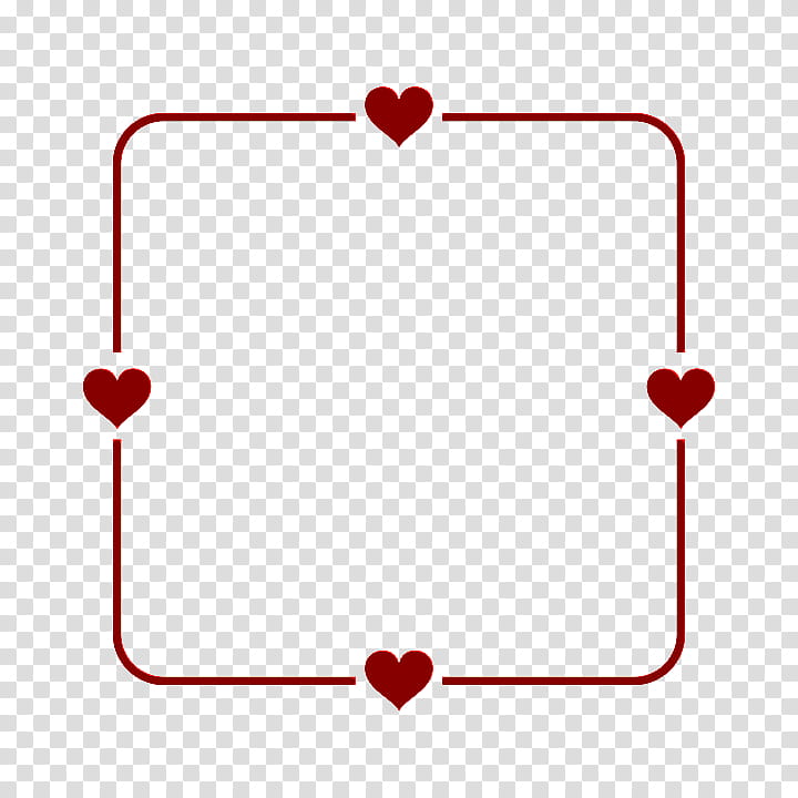Heart Frame, Frames, Alpha Channel, Red, Line transparent background PNG clipart