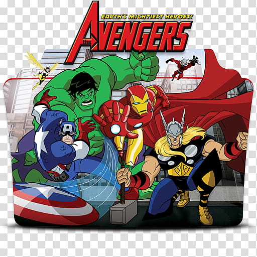 Avengers Earth Mightiest Heroes, Avengers Earth's Mightiest Heroes folder icon transparent background PNG clipart