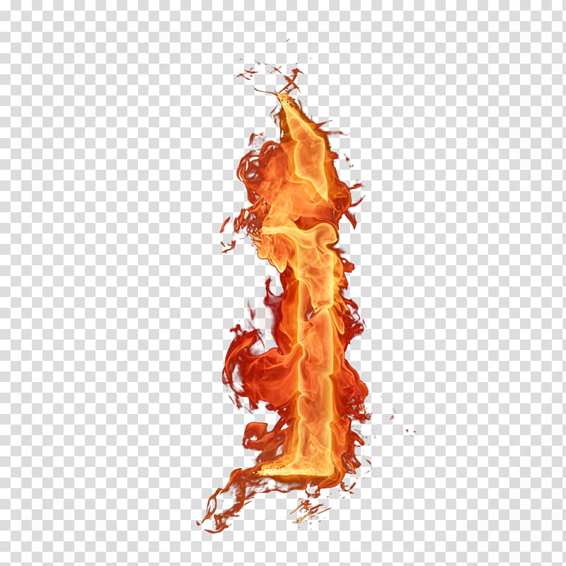 flaming number  transparent background PNG clipart