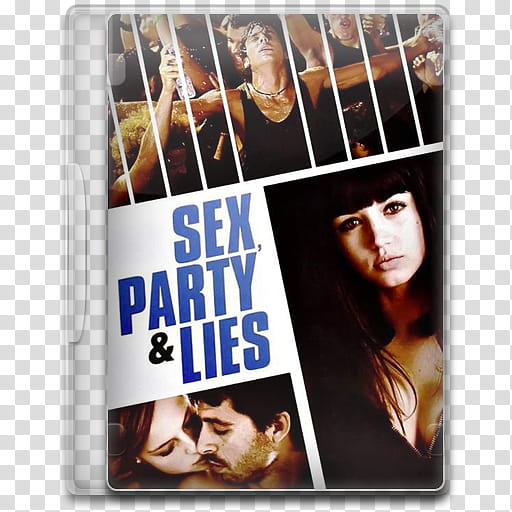 Movie Icon Mega , Sex, Party and Lies, Sex Party & Lies DVD case transparent background PNG clipart