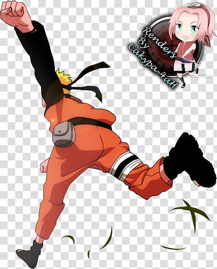 Naruto Render Run Uzumaki Naruto Illustration Transparent