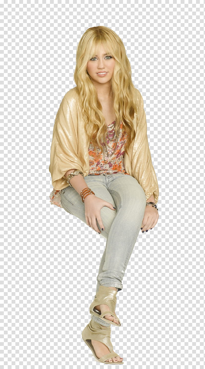 HM Forever, Miley Cyrus wearing red floral shirt transparent background PNG clipart
