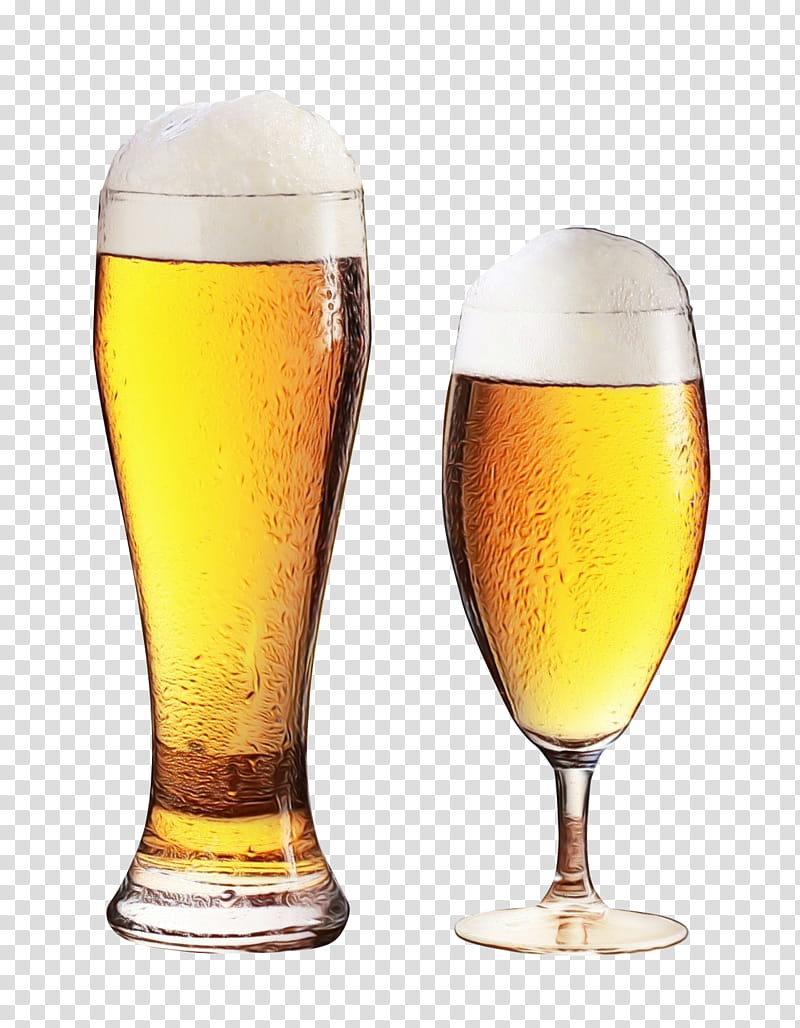 beer glass drink beer drinkware champagne cocktail, Watercolor, Paint, Wet Ink, Wheat Beer, Alcoholic Beverage, Lager, Pint Glass, Champagne Stemware transparent background PNG clipart