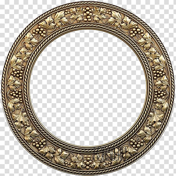 Circle Frame Frame, Mirror, Frames, Spring
, Metal, Brass, Oval, Bronze transparent background PNG clipart