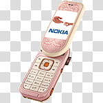 glamour ico and icons , , pink Nokia slide phone transparent background PNG clipart
