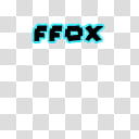 MarkerLine dock icons, FIREFOX, blue and black FFox logo transparent background PNG clipart