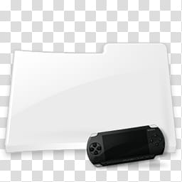 InneX v , white folder and Sony PSP illustrations transparent background PNG clipart