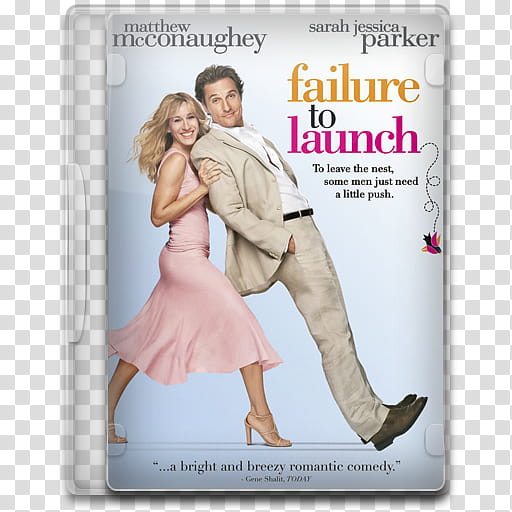 Movie Icon , Failure to Launch, Failure to Launch DVD case illustration transparent background PNG clipart