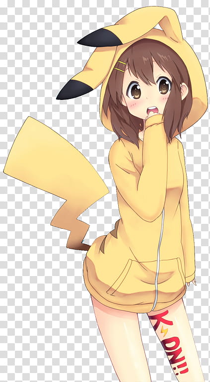 Render Yui Hirasawa transparent background PNG clipart