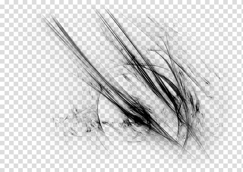 Abstract Brushset XVI, black lines art transparent background PNG clipart