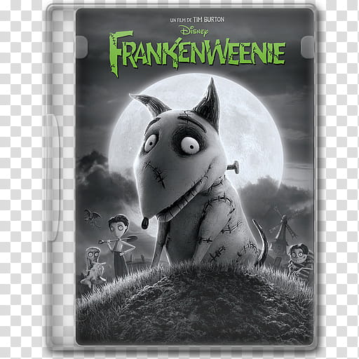 Tim Burton Movie Icon Set , FrankenWeenie transparent background PNG clipart