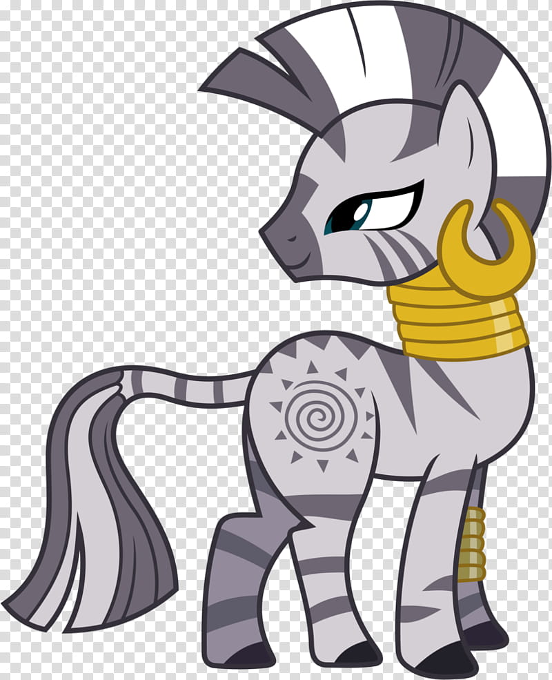 Zecora, gray animal illustration transparent background PNG clipart