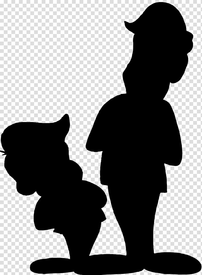 Dog And Cat, Human, Male, Silhouette, Behavior, Black M, Blackandwhite, Love transparent background PNG clipart