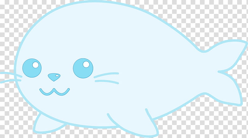 aqua turquoise marine mammal fish smile, Watercolor, Paint, Wet Ink, Tail, Whale transparent background PNG clipart