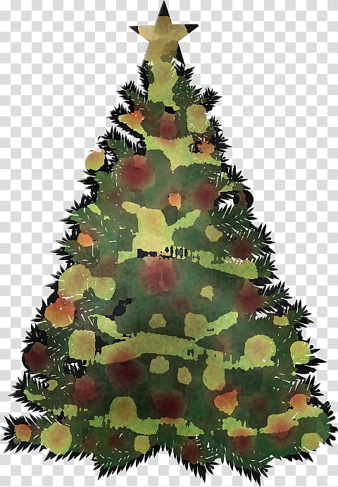 Christmas tree, Colorado Spruce, Yellow Fir, Oregon Pine, White Pine, Balsam Fir, Shortleaf Black Spruce, Christmas Decoration transparent background PNG clipart