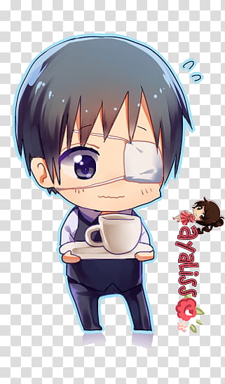 Tokyo Ghoul chibi transparent background PNG clipart